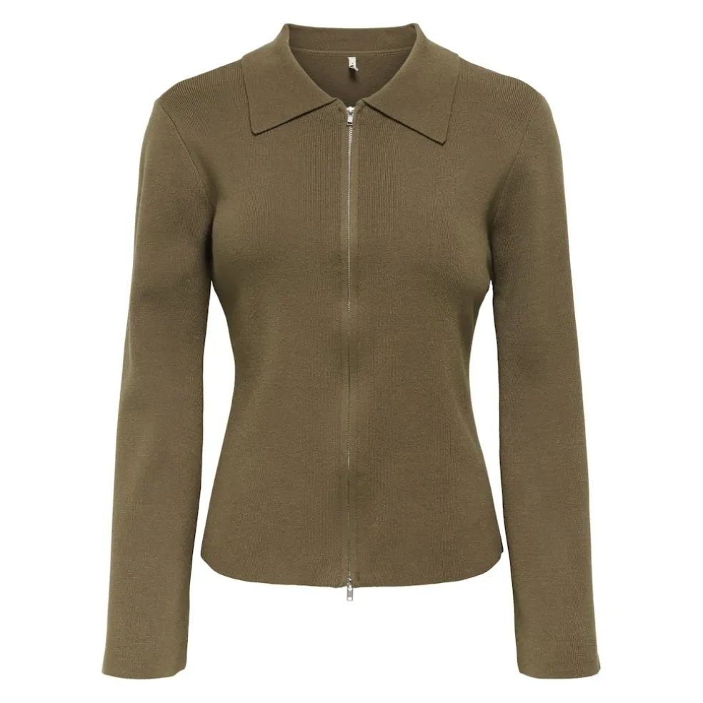 Only dame strik polo cardigan ONLANDREA - Cub