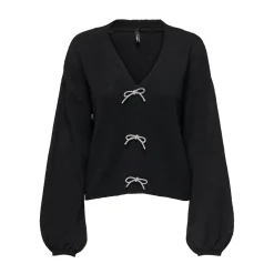 Only dame strik trøje ONLDONNA - Black
