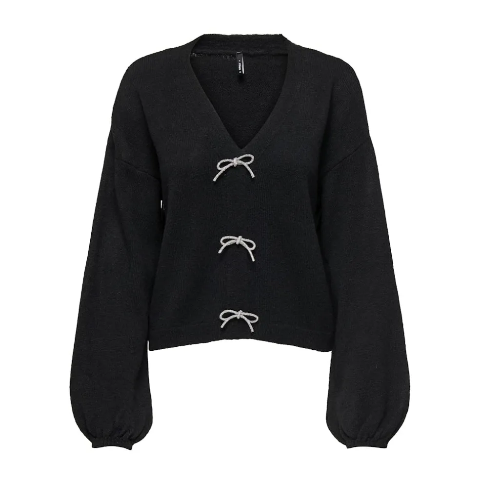 Only dame strik trøje ONLDONNA - Black