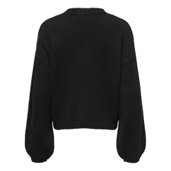 Only dame strik trøje ONLDONNA - Black