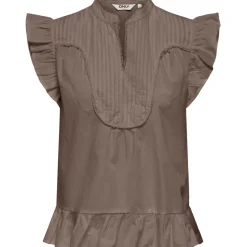 Only dame top ONLADDA - Brown Lentil