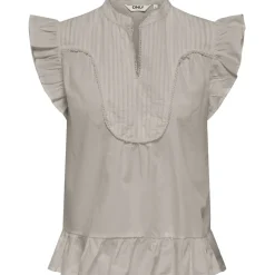 Only dame top ONLADDA - Chateau Gray