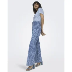 ONLY dame top ONLBECCA - Cashmere Blue