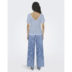 ONLY dame top ONLBECCA - Cashmere Blue
