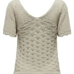 ONLY dame top ONLBECCA - Feather Gray