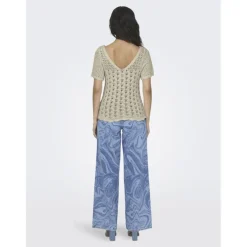 ONLY dame top ONLBECCA - Feather Gray