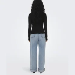 ONLY dame top ONLCARLOTTA - Black