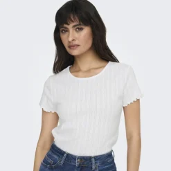 ONLY dame top ONLCARLOTTA - White