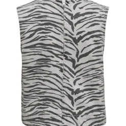 ONLY dame top ONLDORSI - Light Grey Denim ZEBRA