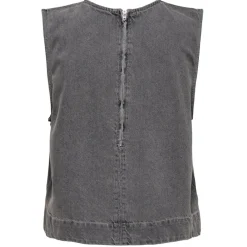 ONLY dame top ONLDORSI - Medium Grey Denim