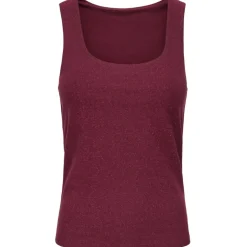 ONLY DAME TOP ONLEA - Chocolate Truffle Glitter