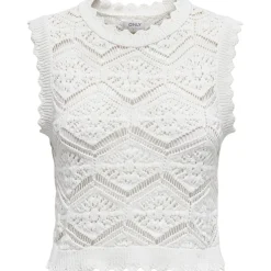 ONLY dame top ONLFRIDA - Cloud Dancer