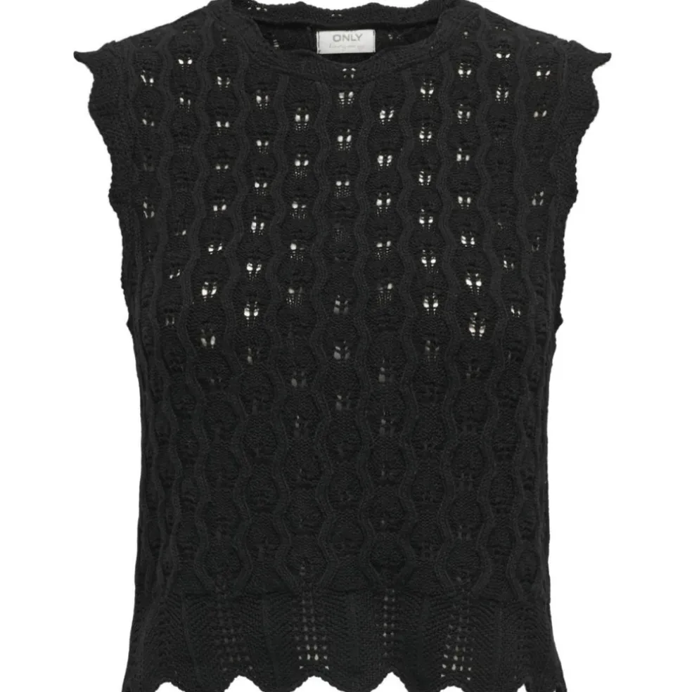 ONLY dame top ONLLUNA - Black