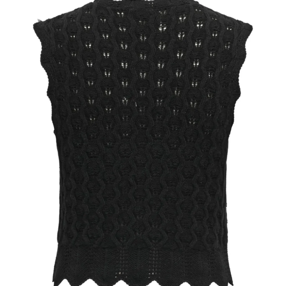 ONLY dame top ONLLUNA - Black