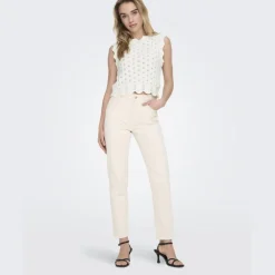 ONLY dame top ONLLUNA - Cloud Dancer