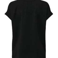 ONLY DAME TOP ONLMOSTER - Black Black lurex