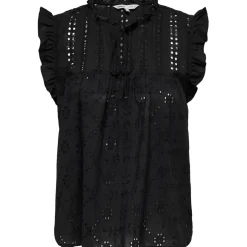 ONLY dame top ONLREVA - Black