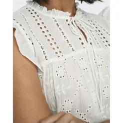 ONLY dame top ONLREVA - Cloud Dancer