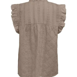 ONLY dame top ONLREVA - Mocha Meringue