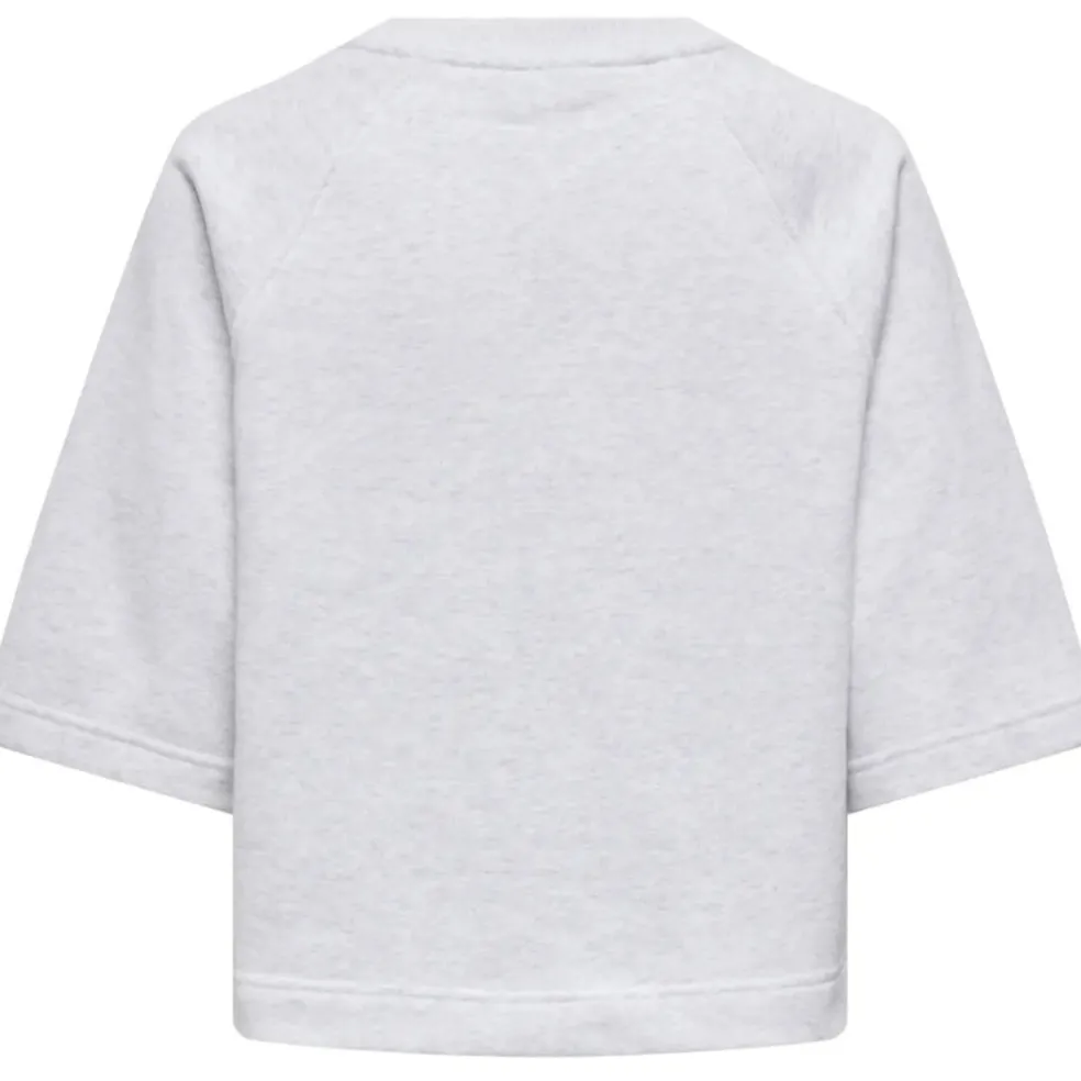ONLY DAME T-SHIRT ONLDASIE - Light Grey Melange
