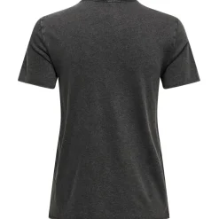 ONLY dame t-shirt ONLLUCY - Black The rebel