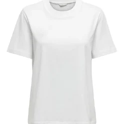 ONLY dame t-shirt ONLMONJA - White