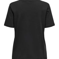 ONLY dame t-shirt ONLMONJA - Black