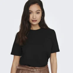 ONLY dame t-shirt ONLONLY - Black