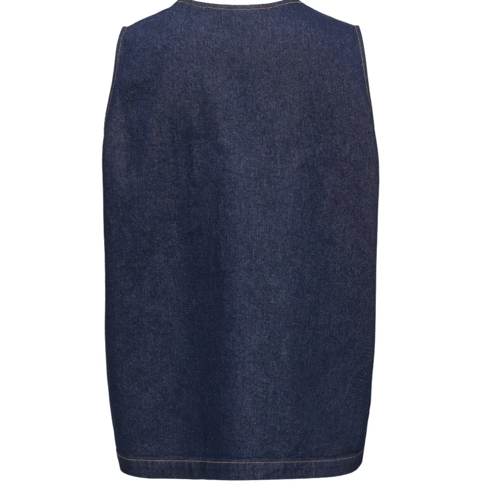 ONLY dame vest ONLIDA - Dark Blue Denim