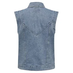 Only dame vest ONLKENNEDY - Medium blue denim