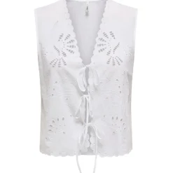 ONLY dame vest ONLLOU - Bright White