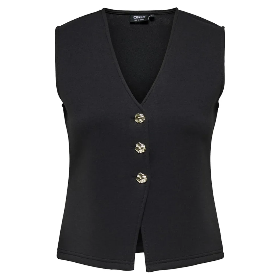Only dame vest ONLNAOMI - Black