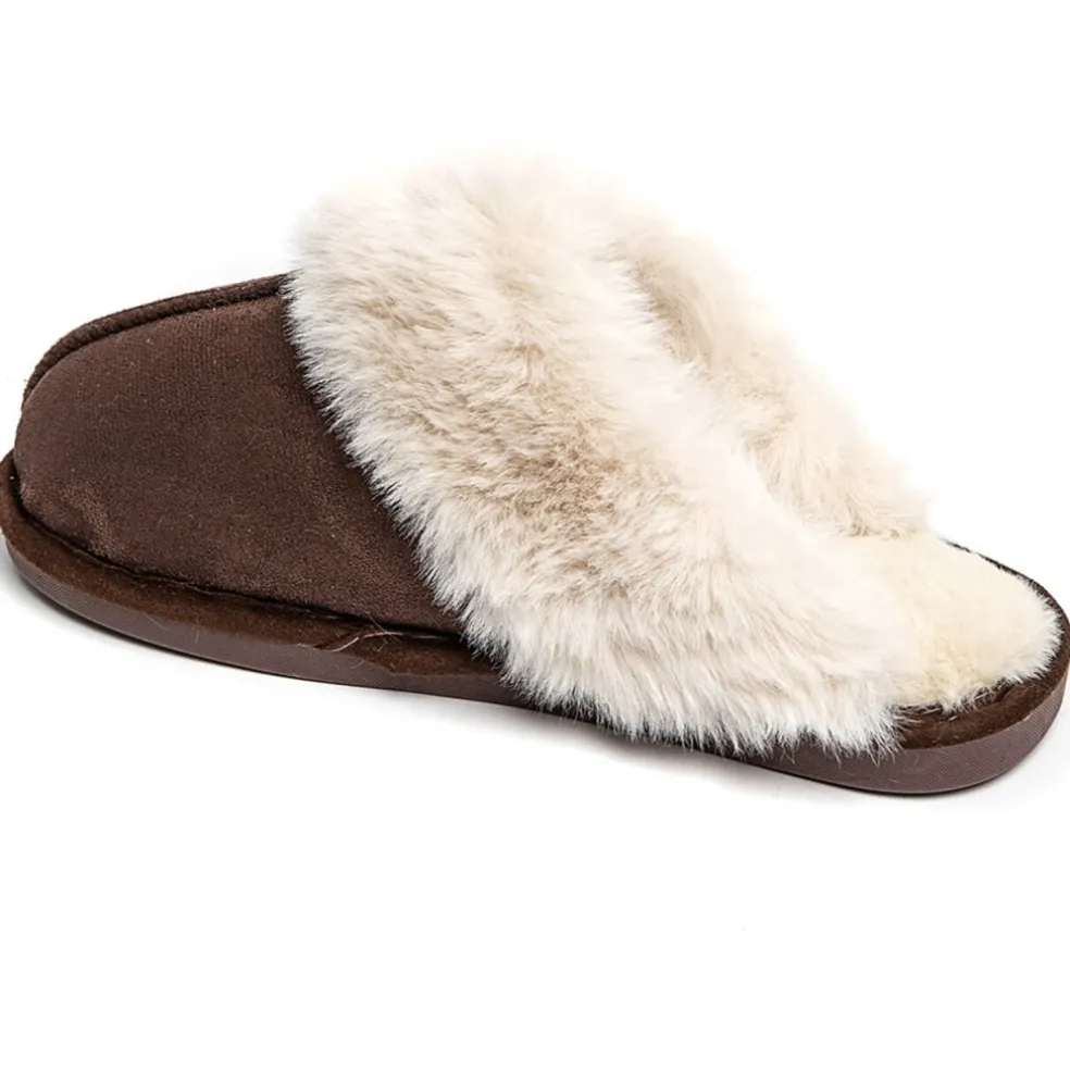 Pamela dame hjemmesko 7263 - Brown