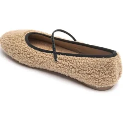 Petra Dame ballerinasko 6666 - Khaki