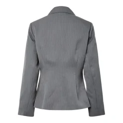 Pieces dame blazer PCFALKA - Grey pinstripe