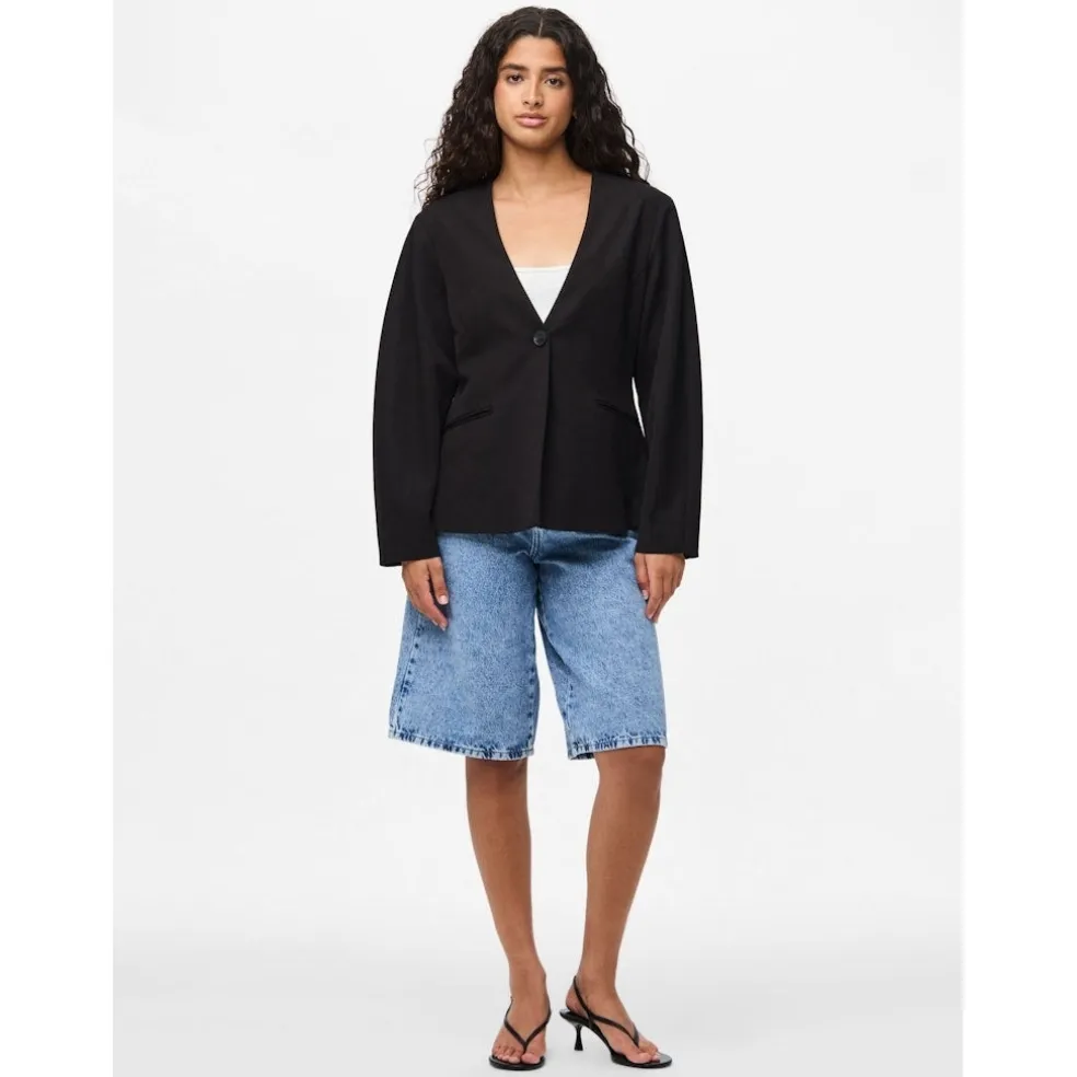 Pieces dame blazer PCKAMIL - Black