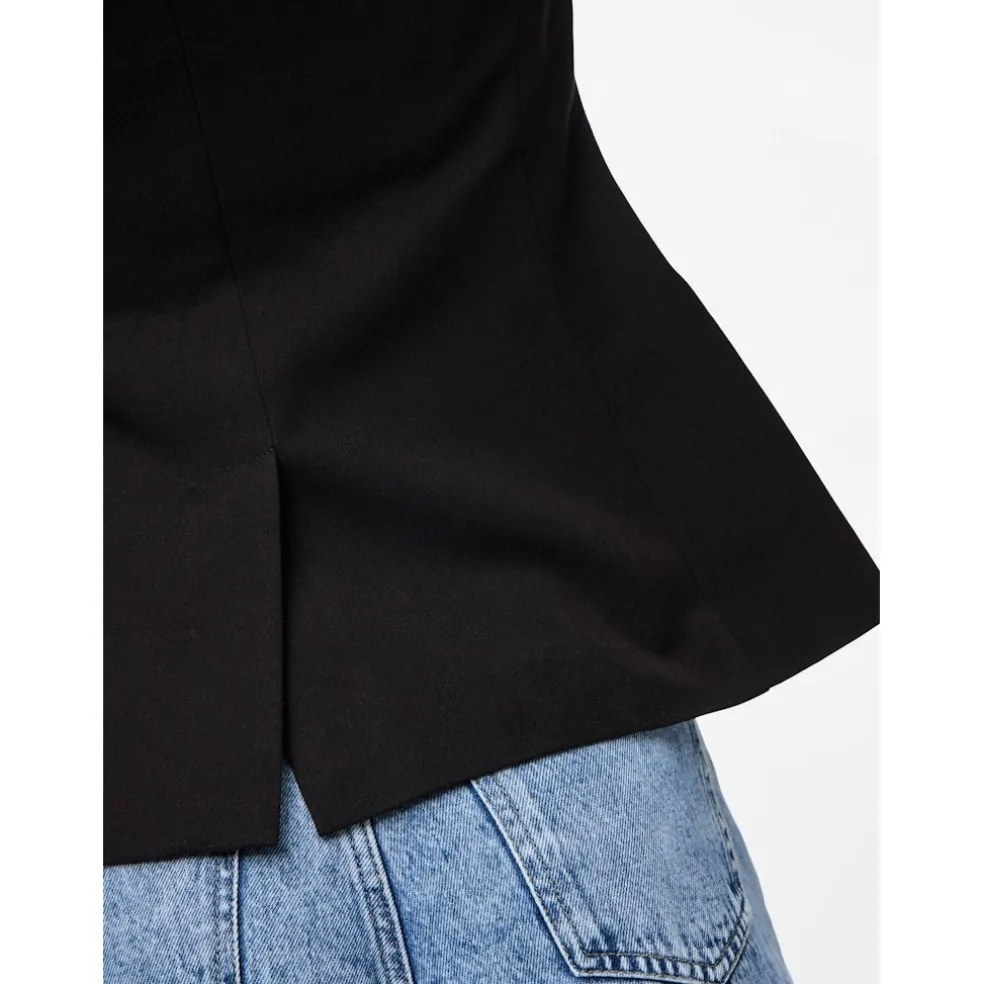 Pieces dame blazer PCKAMIL - Black