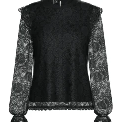 PIECES dame bluse PCOLLINE - Black