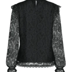 PIECES dame bluse PCOLLINE - Black