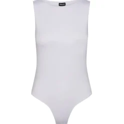 PIECES dame bodystocking top PCNEJA - Bright White