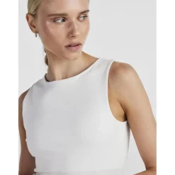 PIECES dame bodystocking top PCNEJA - Bright White
