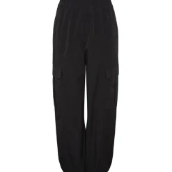 PIECES dame bukser PCANNA - Black