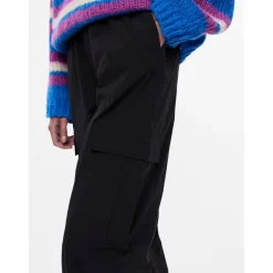 PIECES dame bukser PCANNA - Black