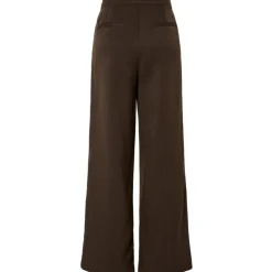 PIECES DAME BUKSER PCFALKA - Delicioso Pinstripe