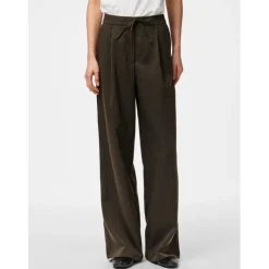 PIECES DAME BUKSER PCFALKA - Delicioso Pinstripe