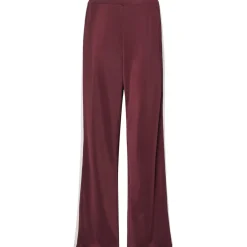 PIECES dame bukser PCFELICIA - Tawny Port Pinkaboo/white stripe