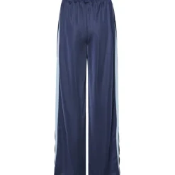 PIECES dame bukser PCGRACE - Maritime Blue Cashmere blue stripe