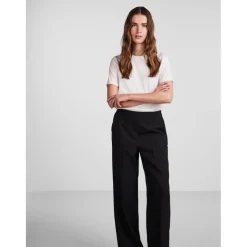 PIECES dame bukser PCNEVA - Black