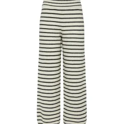 PIECES dame bukser PCPENNA - Whitecap Gray black