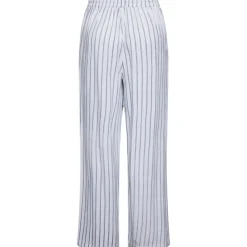 Pieces dame bukser PCPIA - Bright White Stripes:Navy Blazer